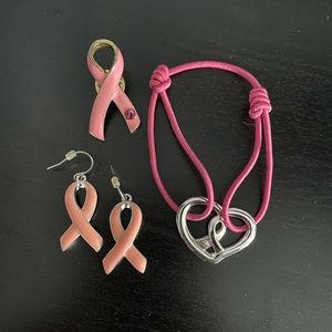 Breast Cancer Jewelry Set